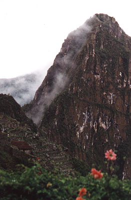 View over the ruins